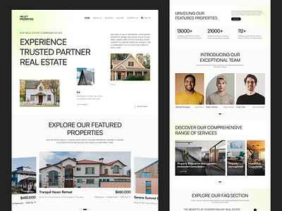 Real estate company website Design building design holdings home landing page property real estate realty web design website