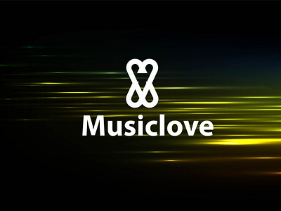 Music Brand Logo Design, M Letter Concept, Love Concept applogo brand brand identity business logo corporate logo illustration logo logo brand logo design logo mark love concept m letter concept modern logo music modern love concept modern music logo social media technology logo