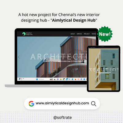 Elevating Aimlytical Design Hub's Website into Architectural branding design illustration logo software ui ux web designing website development websites