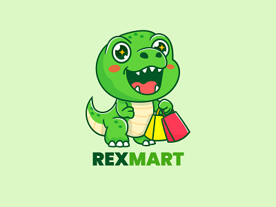 REXMART mascot logo mascotlogo