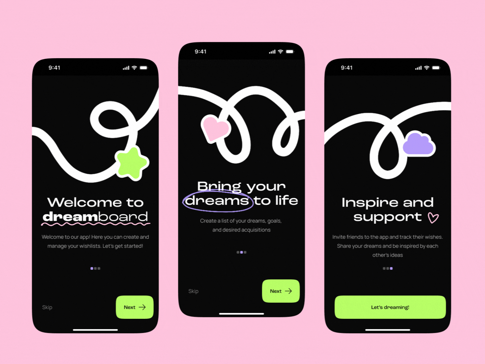 Example of Onboarding animation