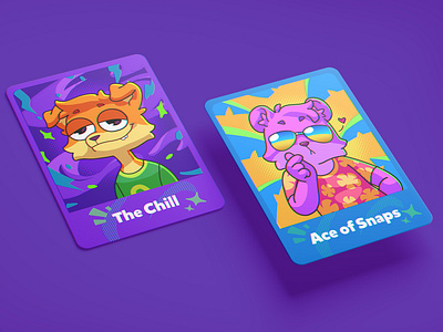 Party Goose: Funky Fiesta. Card Game art bear branding character chill clean colourful creative cute design dog fancy fun furry game high illustration mayami stoned trading card