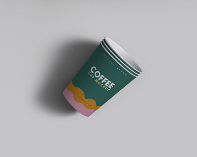 Paper Disposable Coffee Cup Mockup freebies