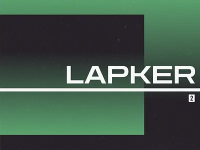 LAPKER - Branding black brand branding design gradient graphic design green illustration logo