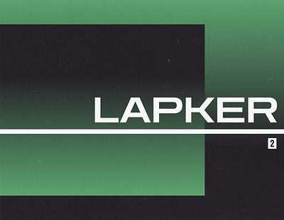 LAPKER - Branding black brand branding design gradient graphic design green illustration logo