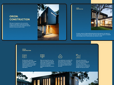 Business Presentation Design business construction demo design graphic design presentation showcase slides template website