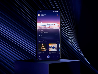 American Airlines - Flight Booking Mobile App airlines mobile app airplane animation boarding pass booking flight flight flight app flight app ui flight booking flight booking app flight search flights flights app flights mobile app flights tickets app mobile mobile app searching flights tickets voice assistant