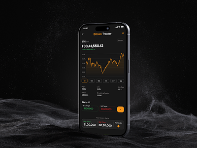 Bitgauge | Bitcoin Tracker App app bitcoin creative crypto cryptocurrency mobile mobile app rmgx share market stocks ui ux