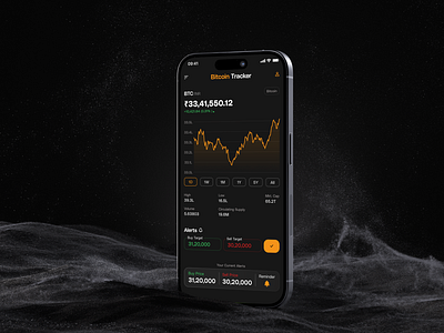 Bitgauge | Bitcoin Tracker App app bitcoin creative crypto cryptocurrency mobile mobile app rmgx share market stocks ui ux