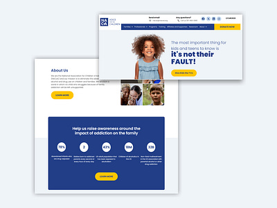 Voice For The Children Website NACoA. adobe xd alcohol donate enhance the skills figma studios graphic design helping children knowledgeable subject library of webinars nacoa national association online learning opportunities professionals training programs voice children web design website development wordpress agency wpx studios
