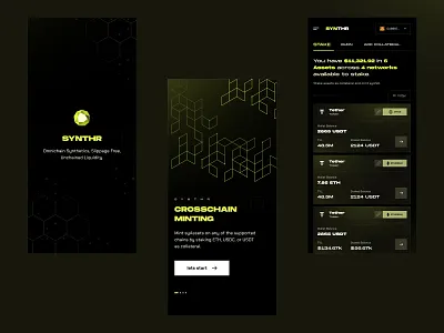 Crypto mobile Dapp design app design crypto crypto app dapp mobil ui uiux