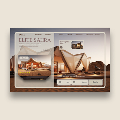 ELITE SAHRA WEB DESIGN design dubai figma graphic design landingpage redesign ui ux web web design website