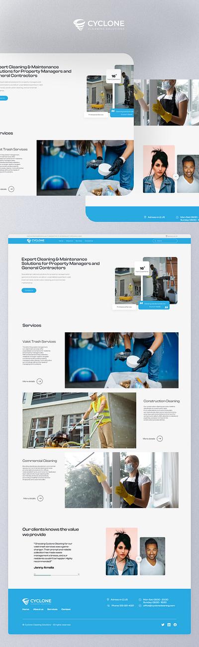 Cleaning solution landing page cleaningsolution figma graphic design homepage landingpage ui ux webpage