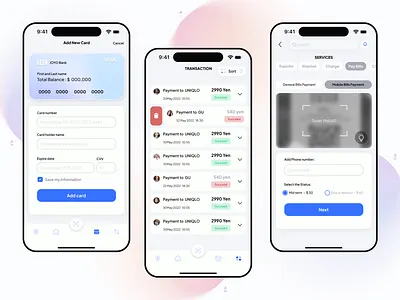 Financial management UI / UX design uidesign userinterfacedesign uxdesign