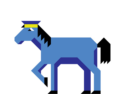 Blue horse graphic graphic illustration illustration vector vector graphic vector illustration