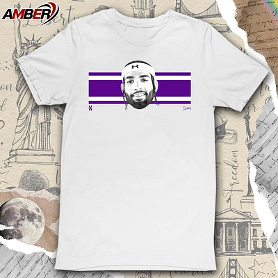 Boo Buie Northwestern Wildcats Guard signature t-shirt