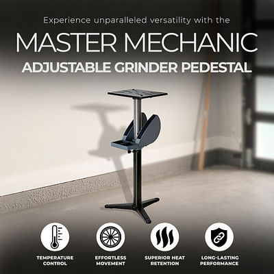 Adjustable Grinder Pedestal