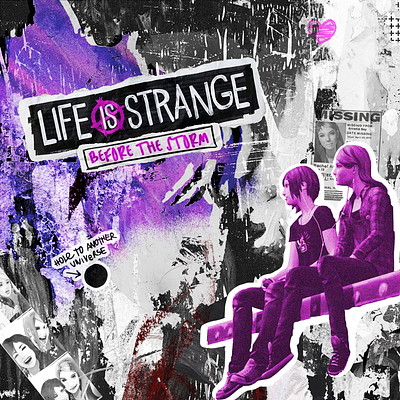 Life is Strange (collage + illustration) art artwork collage design digital game graphic design illustration life is strange