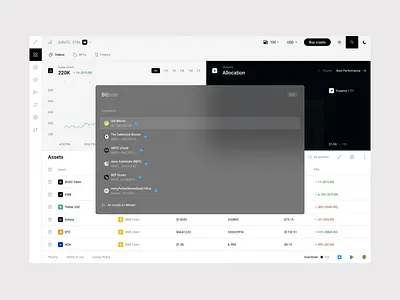 Folio - Crypto wallet for everything onchain analytics clean crypto currency crypto dashboard currency crypto dashboard popup product design wallet crypto