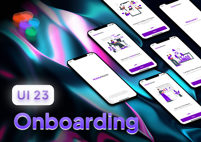 UI 23_Onboarding app dailyui figma mobile onboarding phone ui ui 23