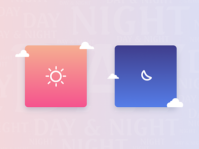 Day & Night Micro-Interaction animation day day night micro interaction night ui