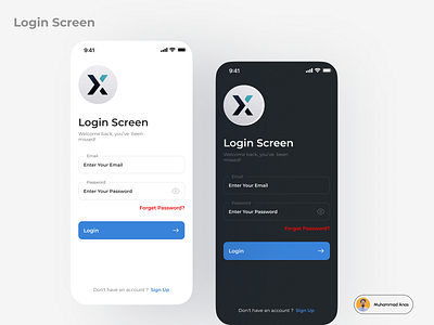 Login UI design by GFX figma graphic design login design ui ux