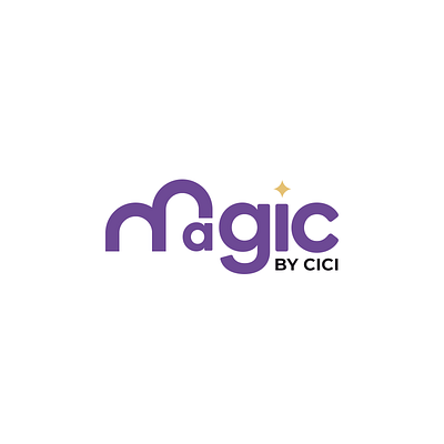 Magic By Cici Band Identity branding logo magic purple soap