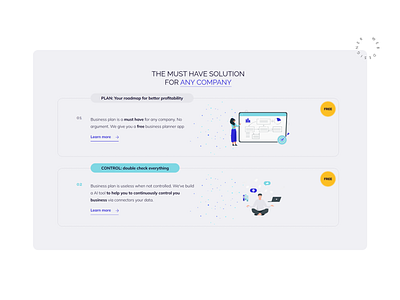 AI business assistant | Intensifly UI design ai assistant business creative design illustration interface ui web web design website
