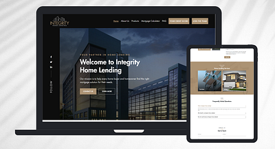 Integrity Home Lending: Maximizing Conversions and Visibility blog website blog website development branding design ecommerce website elementor logo shopify uiux design web web design web development website development website redesign wix wix website wordpress wordpress ecommerce website worpdpress website development