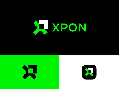 Xpon branding builder concept development double meaning exponential exprimart gaming letter x lettermark logo niculescu roxana saas simple tech technology x