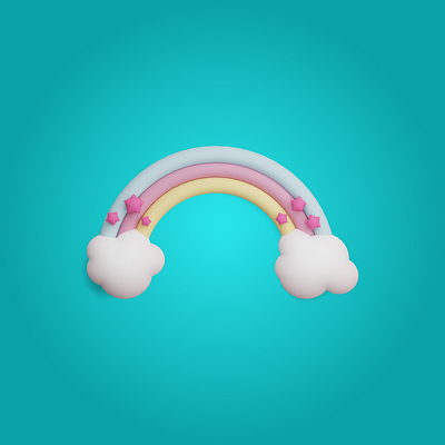 Candy Rainbow 3d 3d icon 3d rainbow ai icon set