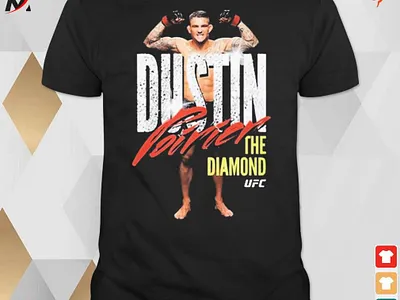 Official Dustin Poirier The Diamond photo t-shirt