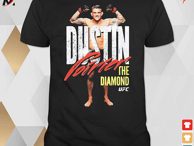 Official Dustin Poirier The Diamond photo t-shirt