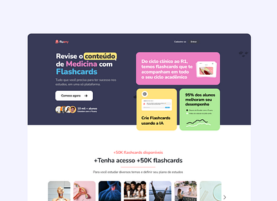 Test A/B landing page at Fluany design illustration ilustration landing page ui ui design user interface
