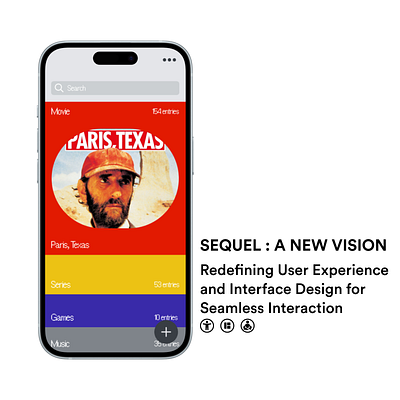 SEQUEL : A NEW VISION appdesign designinspiration digitaldesign redesignedapp uiredesign uiuxdesign userexperience userinterface uximprovement visualdesign