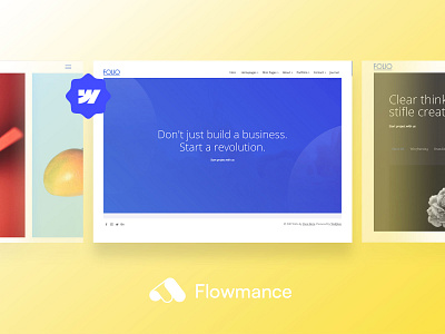 🚀 Folio - Free Webflow Template! 💻✨ agency template design illustration template ui webflow webflow template webflowtemplate websitedesign