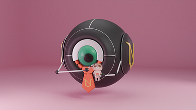 Tatiana (Undead Unluck) 3D Design 3d anime blender robot