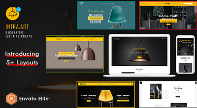 IntraArt - eCommerc Multi-purpose Theme For Furniture, Home Deco furniture opencart shopify woocommerce wordpress