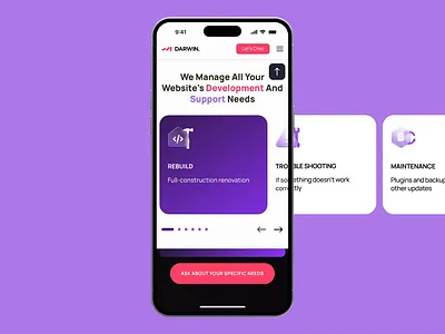 Digital Agency Landing Page responsive design