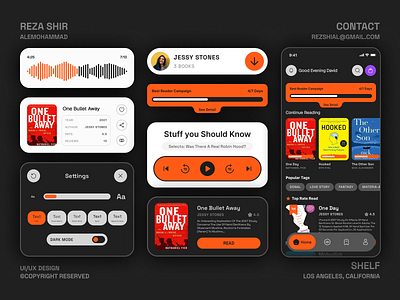 Shelf UI Kit Design branding design graphic design identity ui ux visual visualidentity