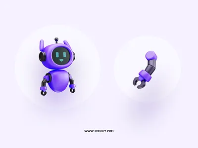 [WIP] 3D bot icon 🤖 3d 3d bot 3d icons ai bot animation artificial intelligence bot graphic design icon icondesign iconly iconly pro iconography iconpack icons iconset illustration motion graphics robot ui