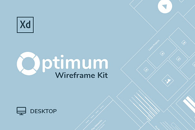 Optimum Wireframe Kit - Desktop flat flowchart graph modules optimum wireframe kit desktop prototype kit reusable ui ui elements ui kit uiux uiux tools ux web components web design web elements web modules