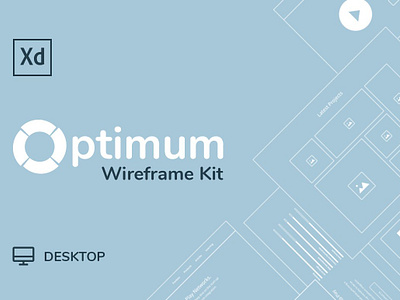 Optimum Wireframe Kit - Desktop flat flowchart graph modules optimum wireframe kit desktop prototype kit reusable ui ui elements ui kit uiux uiux tools ux web components web design web elements web modules