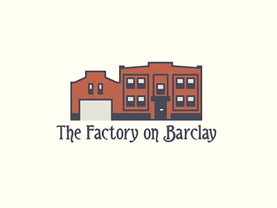 Factory on Barclay (1908 old MKE building turned event venue) branding clean design flat graphic design illustration illustrator logo logo design minimal mobile typography ui ux vector visual design web web design website website design