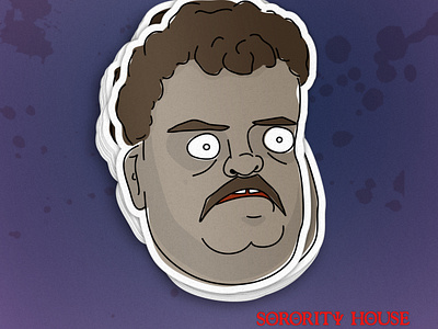 Sorority House Massacre II - Orville Ketchum affinity designer character character design illustration ketchum mockup orville ketchum sorority sticker vector vector graphics vinyl sticker