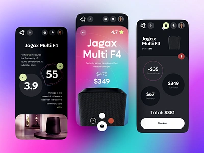 Speaker Mobile Shop app design bluetooth speaker e commerce app ios app mobile app mobile design mobile version mobile view online shop product design smart home ui ux wireless speaker