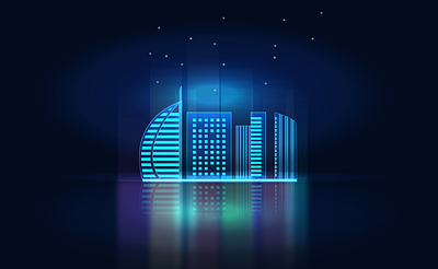 City Lights abstract design graphic design wallpaper