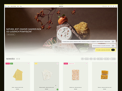 MAMYDŁO e-commerce website 2024 branding e commerce landing page logo portfolio soap ui ux webpage website