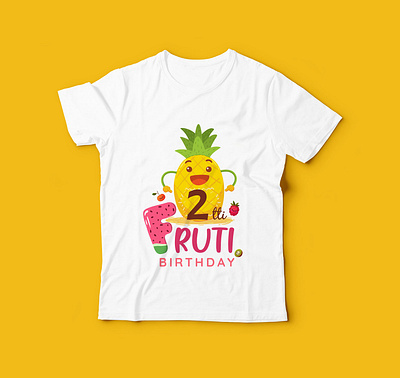 T-shirt Design for Birthday Baby branding graphic design typography