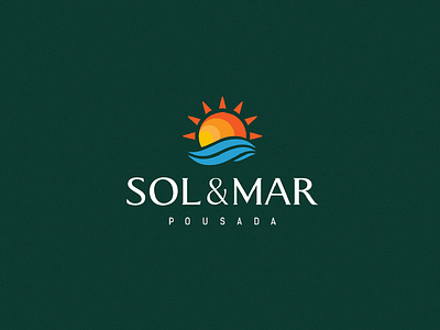 POUSADA SOL&MAR branding design graphic design identity logo typography vector